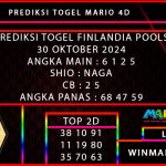 PREDIKSI TOGEL FINLANDIA 30 OKTOBER 2024