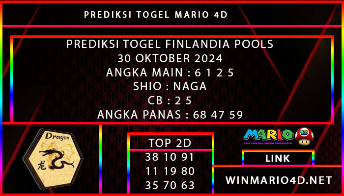 PREDIKSI TOGEL FINLANDIA 30 OKTOBER 2024